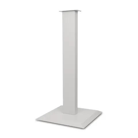Bowman Dispensers/Marketlab-KS010-0434 White Stainless Hygiene Floor Stand • 17"W x 17"D x 36.06"H