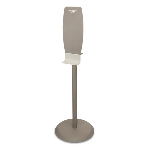 Bowman Dispensers/Marketlab-KS102-0029 Aluminum and ABS Hand Sanitizer Dispenser Floor Stand • 18"W x 18"D x 54.73"H