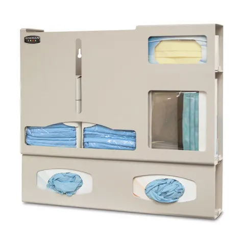 Bowman Dispensers/Marketlab ABS Bulk Double Glove Isolation Station