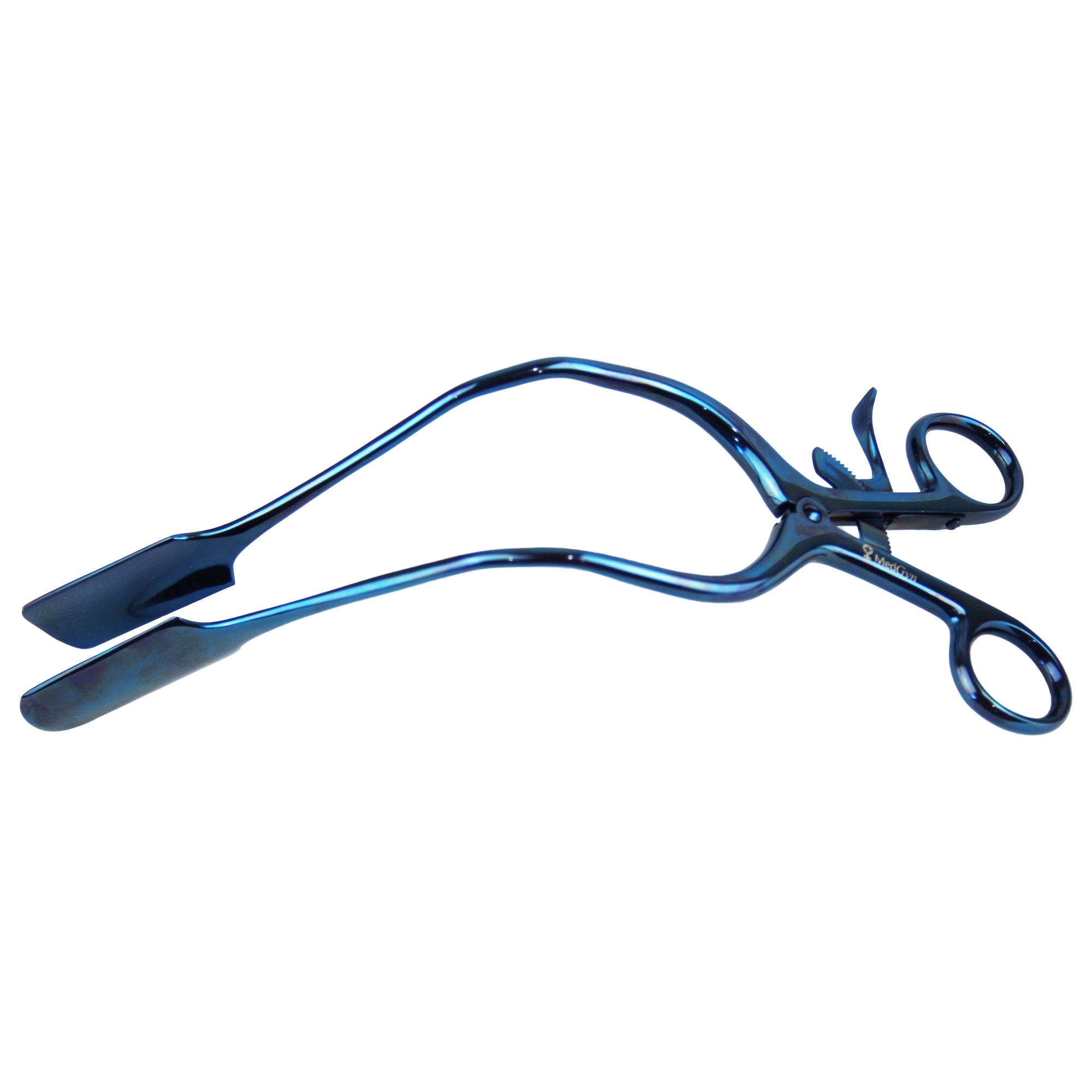 MedGyn–030970 Lateral Vaginal Wall Retractor Blue Titanium