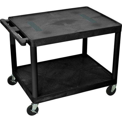 Luxor-LE27-B Endura Table With 3 Surge-Protected Outlets (Black)