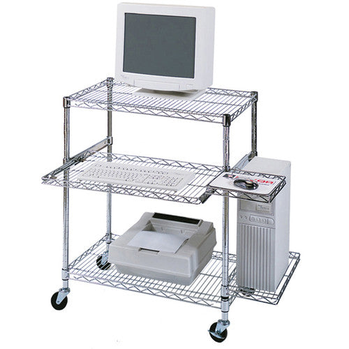 Luxor-WWST-C Wire Workstation (Chrome)