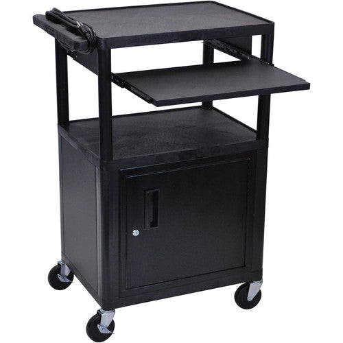 Luxor-LP42CLE-B Presentation Cart with Locking Cabinet