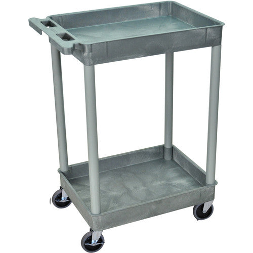 Luxor-STC11-G 18x24" Heavy-Duty Utility Cart (Gray)