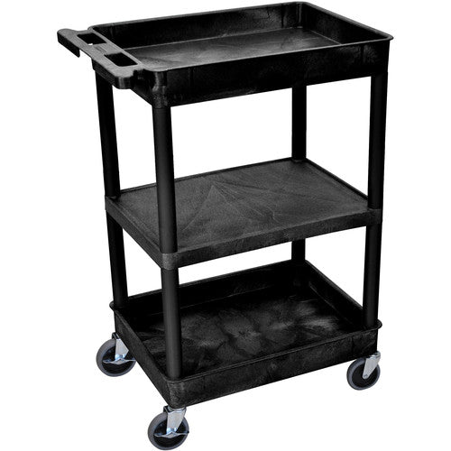 Luxor-STC121-B 18x24" HD Utility Cart (Black)