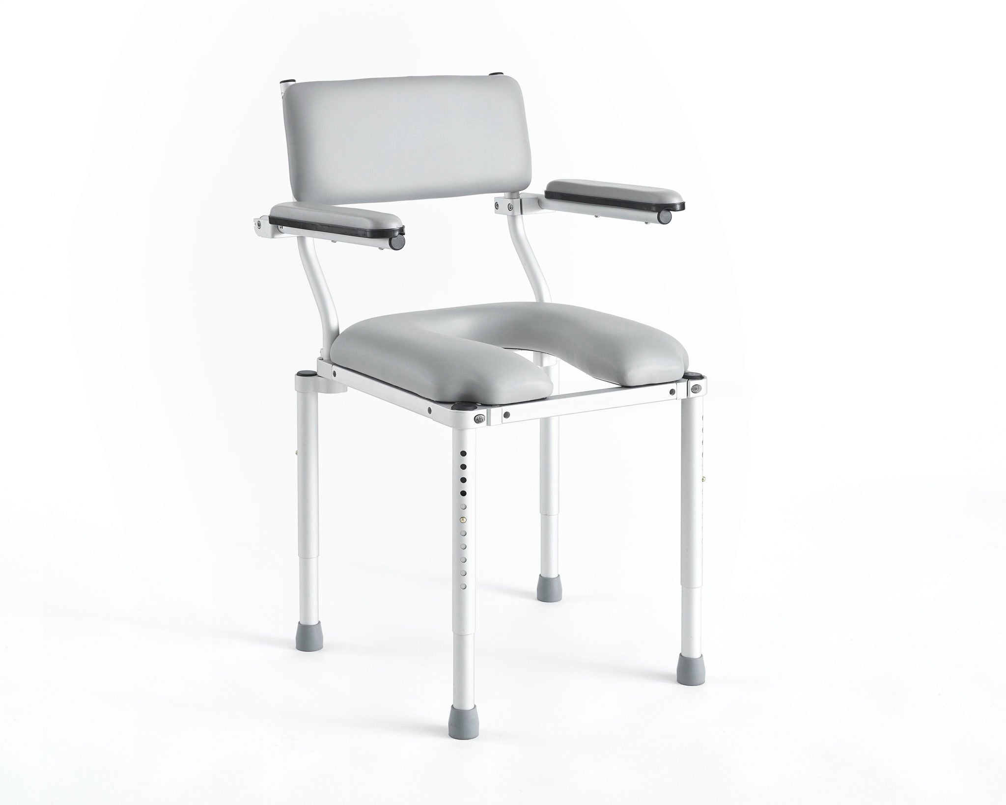 Asiento de baño con inodoro acolchado y brazos Graham Field-7947KD-1, 1 unidad