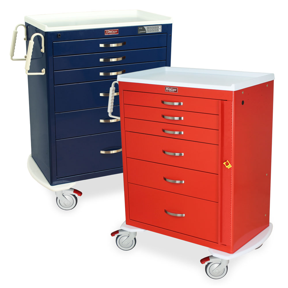 Harloff M-Series Standard Width Modular Medical Carts, MDS30