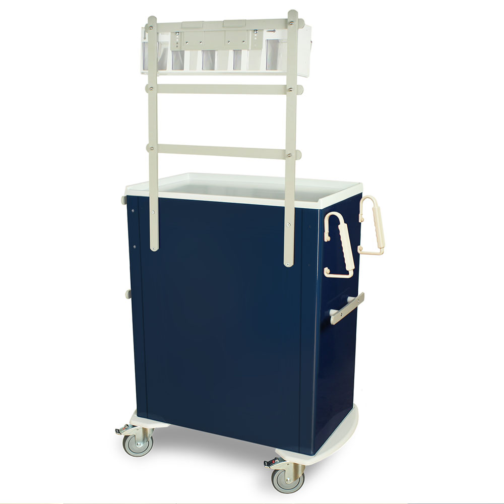 Harloff-MDS3030K06+MD30-ANS-M-Series Standard Width Tall Anesthesia Cart Six Drawers with Key Lock, MD30-ANS Package