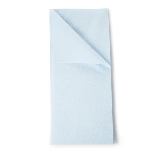 TIDI Products-980939 Stretcher Sheet, Fitted, 40in. x 90in., Non-Woven/ Poly, Blue, 25/cs , case