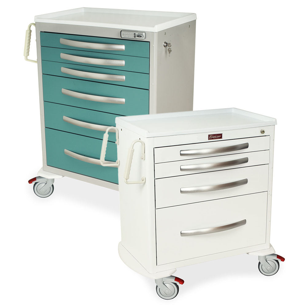 Harloff A-Series Full Size Aluminum Medical Cart, MPA30