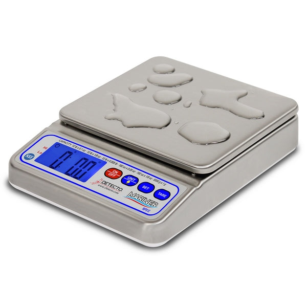Detecto-WPS12 – Portion Scale, Waterproof IP67, 12 lb Capacity, 7.5" x 9.75" Platform 1/ea