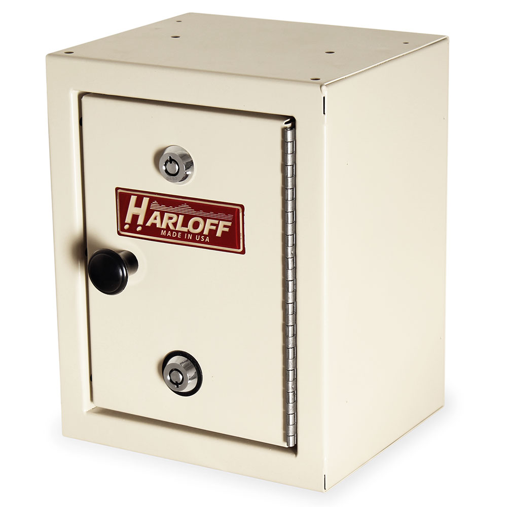 Harloff-NC09B07-ST2-Mini Narcotics Cabinet, Single Door with Double Tubular Lock, 9" H x 7" W x 6" D