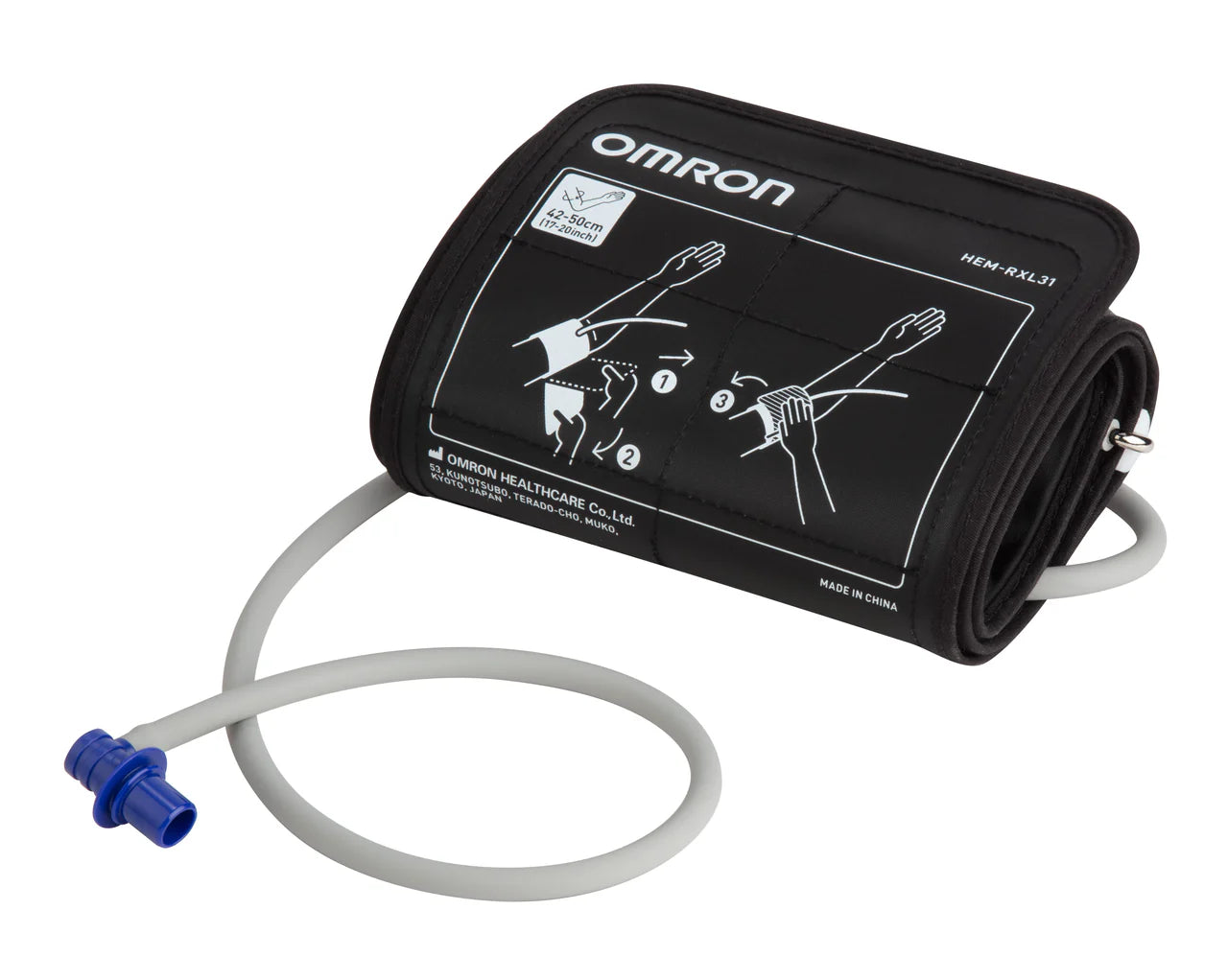 Omron Healthcare-HEM-RXL31-B Cuff, Extra Large (17in. - 20in.), Compatible w/BP9310T ONLY, each