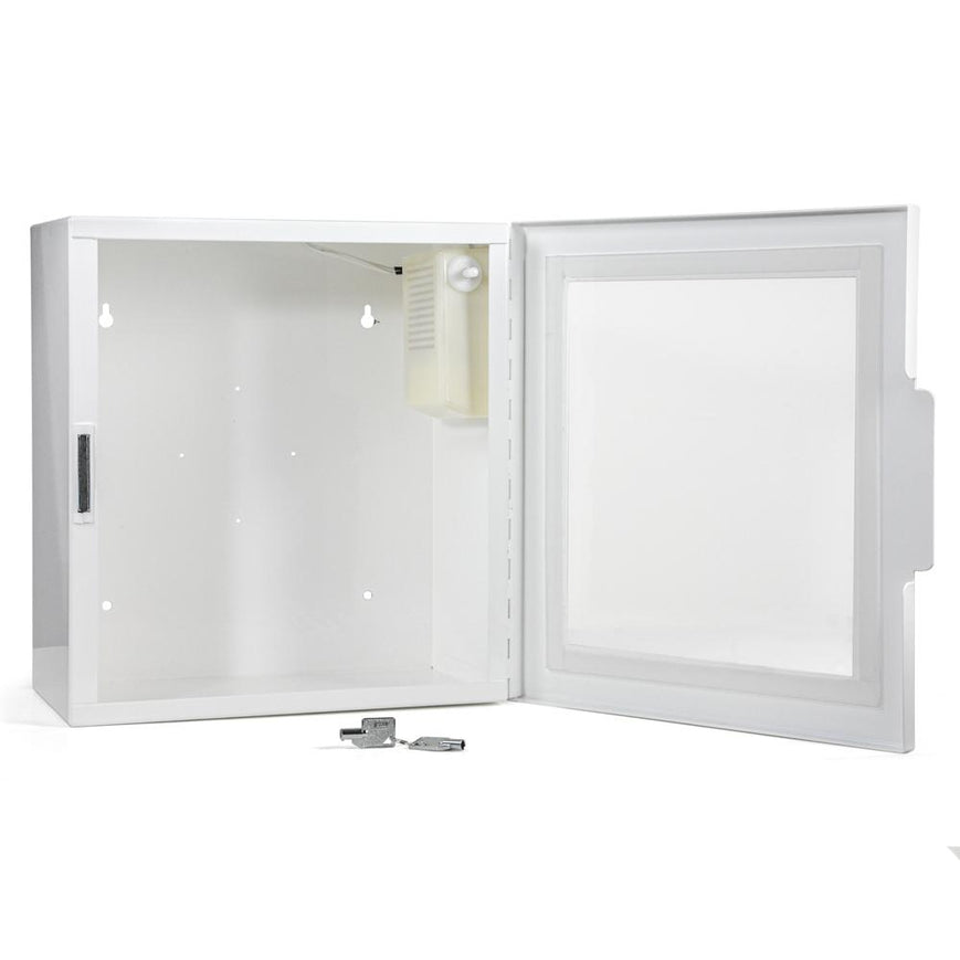 STRYKER-PAD-CAB-04 Gabinete de pared con alarma, personalizado para 350P 12" de alto x 11" de ancho x 5" de profundidad
