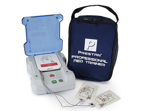 PRESTAN-PP-AEDT2-101 Entrenador de DEA profesional PLUS con módulo inglés/español, individual