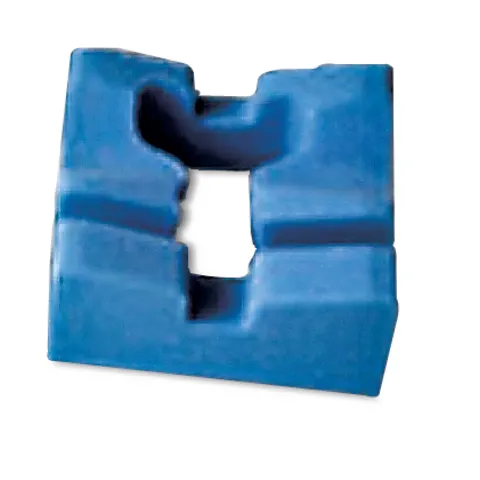 Sharn/Marketlab-PPD-30-113 Disposable Slotted Prone Foam Head Rests • 8"W x 8.5"L x 4.5"H • 3"W x 6"L Cut-Out (12/pk)