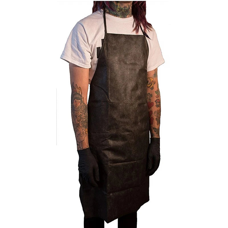 Graham Medical-80035 Apron, Nonwoven, 28”x35”, Black (50/cs)