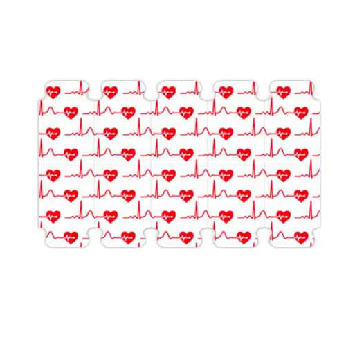 Electrodos de pestaña de reposo EDAN Bio ProTech para adultos (1000 unidades, 100 unidades/paquete, tipo pestaña desechable para ECG en reposo). Compatibles con cables tipo banana y pinzas universales.