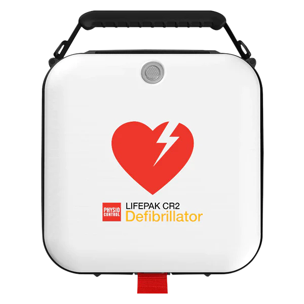 STRYKER-99512-001713 LIFEPAK CR2 Cellular Defibrillator, Fully Automatic, English-Spanish, carrying case