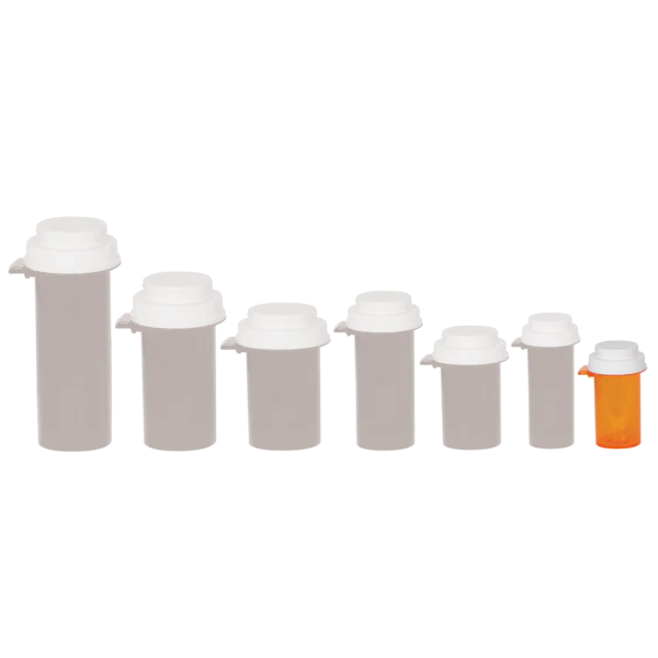 Apothecary Products Ezy Dose® Push-Tab Vial with Reversible Cap