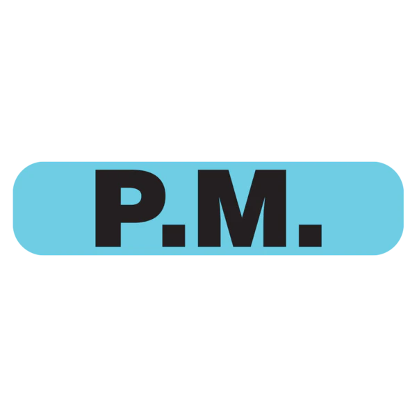Apothecary Products-39899 "PM" Label