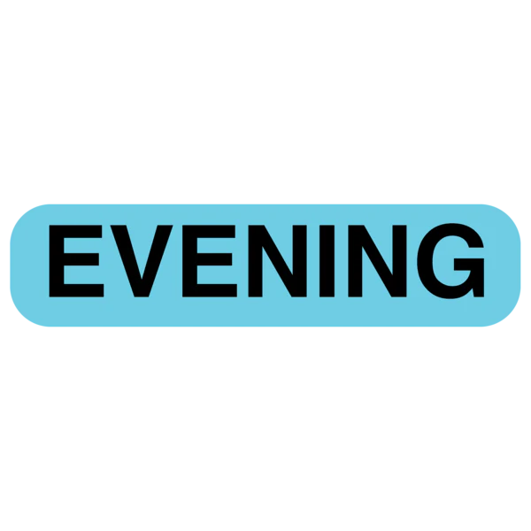Apothecary Products-39903 "EVENING" Label
