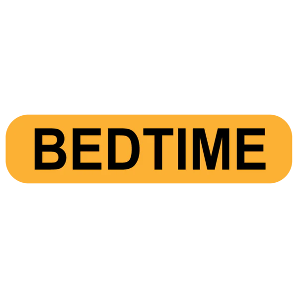 Apothecary Products-39904 "BEDTIME" Label (Pack of 1000)