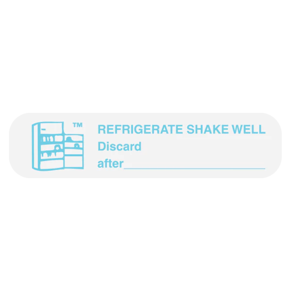 Apothecary Products-40012 "REFRIGERATE, SHAKE WELL" Label