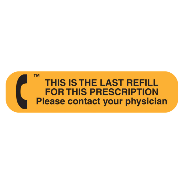 Apothecary Products-40177 "THIS IS LAST" Label