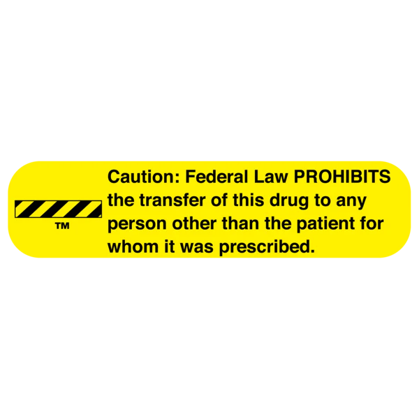 Apothecary Products-40193 "LAW PROHIBITS" Label