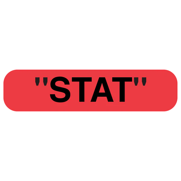 Apothecary Products-40378 "STAT" Label