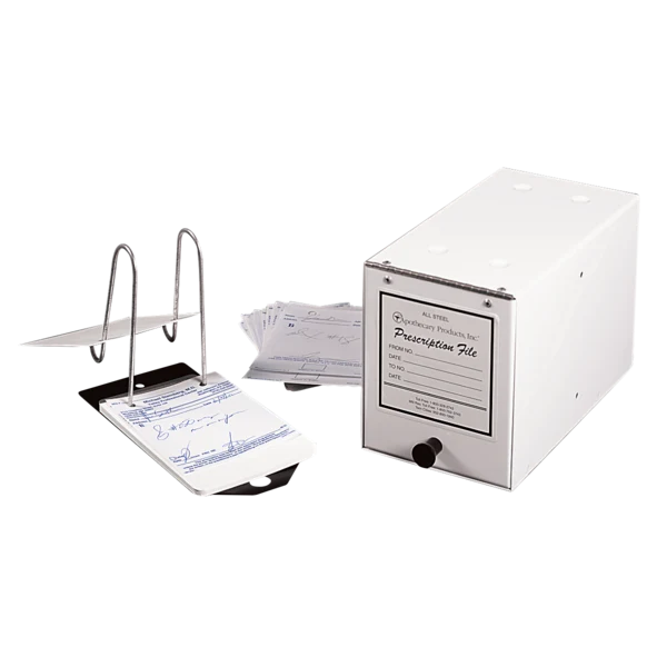 Apothecary Products-50009 Steel Rx File Box
