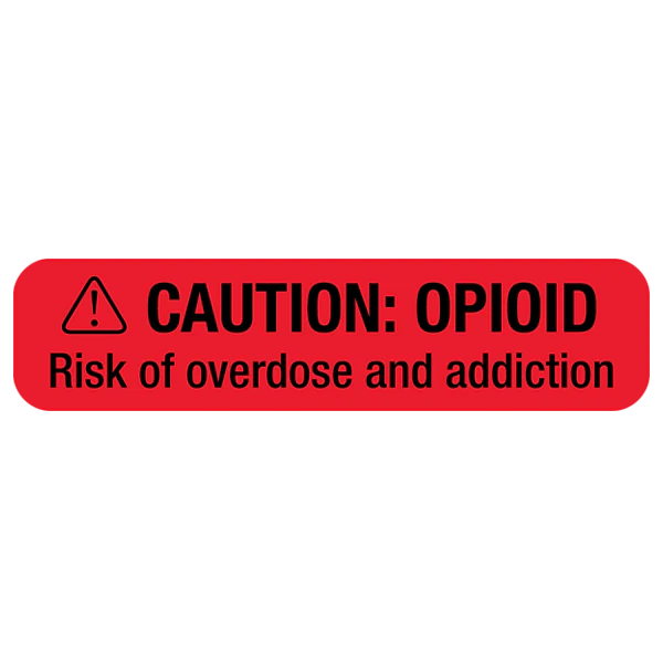 Apothecary Products-70244 "OPIOID WARNING" Label