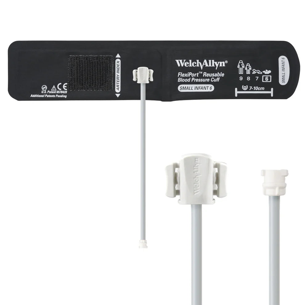 Welch Allyn/Hillrom-REUSE-US-ABPM FlexiPort BP Cuff Set, Includes Size 10, Size 11, Size 11L and Size 12, Nylon, Reuseable (Pack of 4)