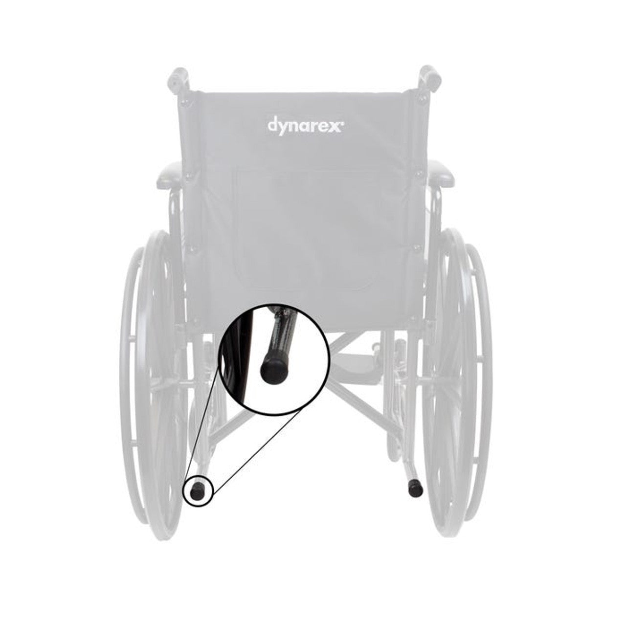 Dynarex-RPWC21 DynaRide Tipper Tube Cap Black, 1