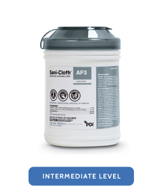 Crosstex-SANAFL3-Sani-Cloth® AF3 Germicidal Disposable Wipe Large 6” x 6.75” /15 x 17 cm 12 Canisters/Case