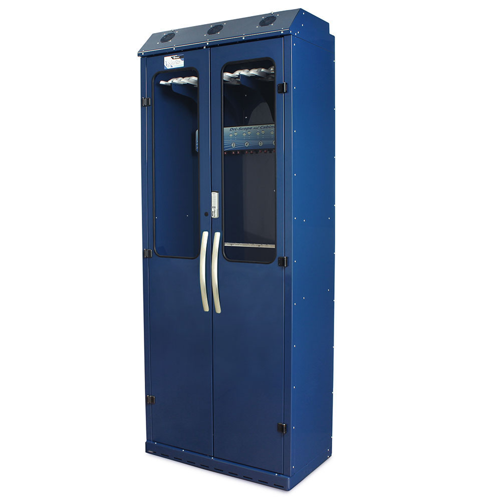 Harloff-SC8036DREDP-14-DSS3316 Powder Coated Steel SureDry 14 Scope Drying Cabinet with Dri-Scope Aid - Key Locking Tempered Glass Doors