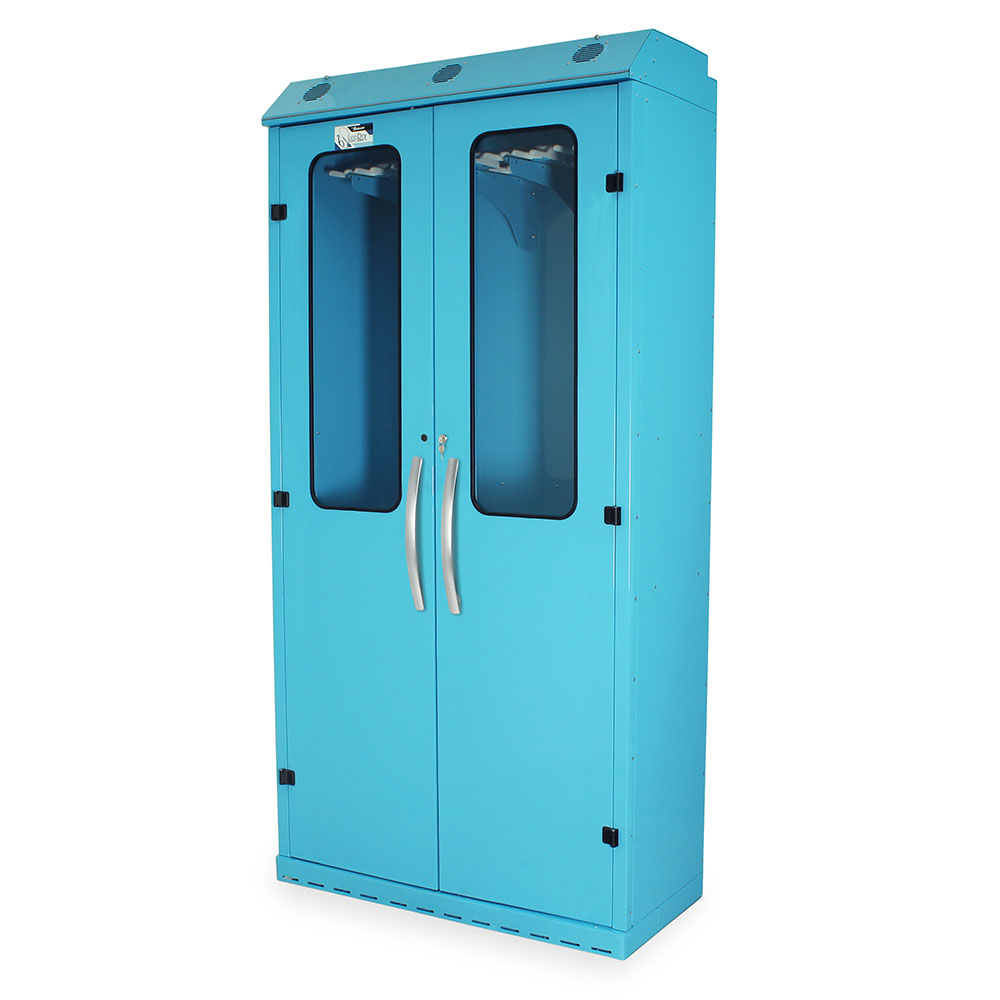 Harloff-SC8044DRDP-Powder Coated Steel SureDry High Volume 16 Scope Drying Cabinet - Key Locking Tempered Glass Doors