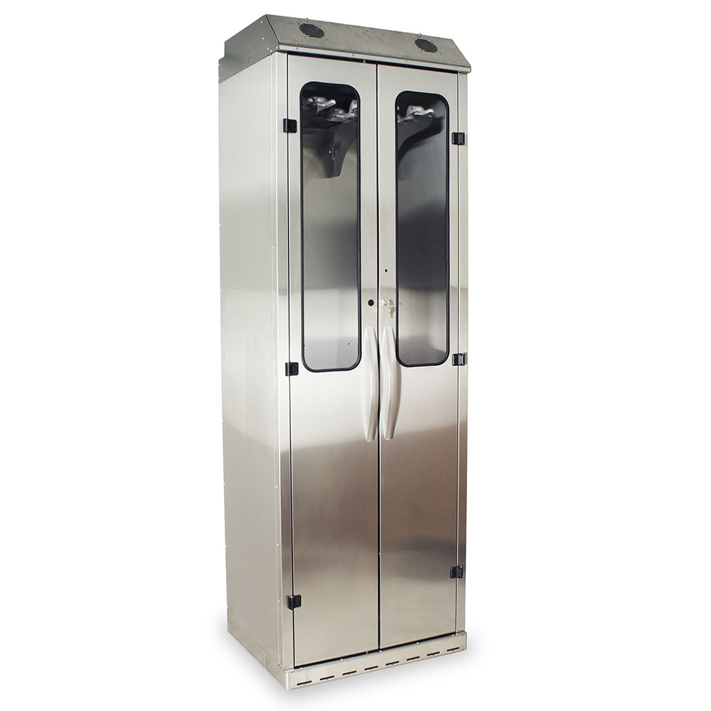 Harloff-SCSS8030DRDP-Powder Coated Steel SureDry 10 Scope Drying Cabinet - Key Locking Tempered Glass Doors
