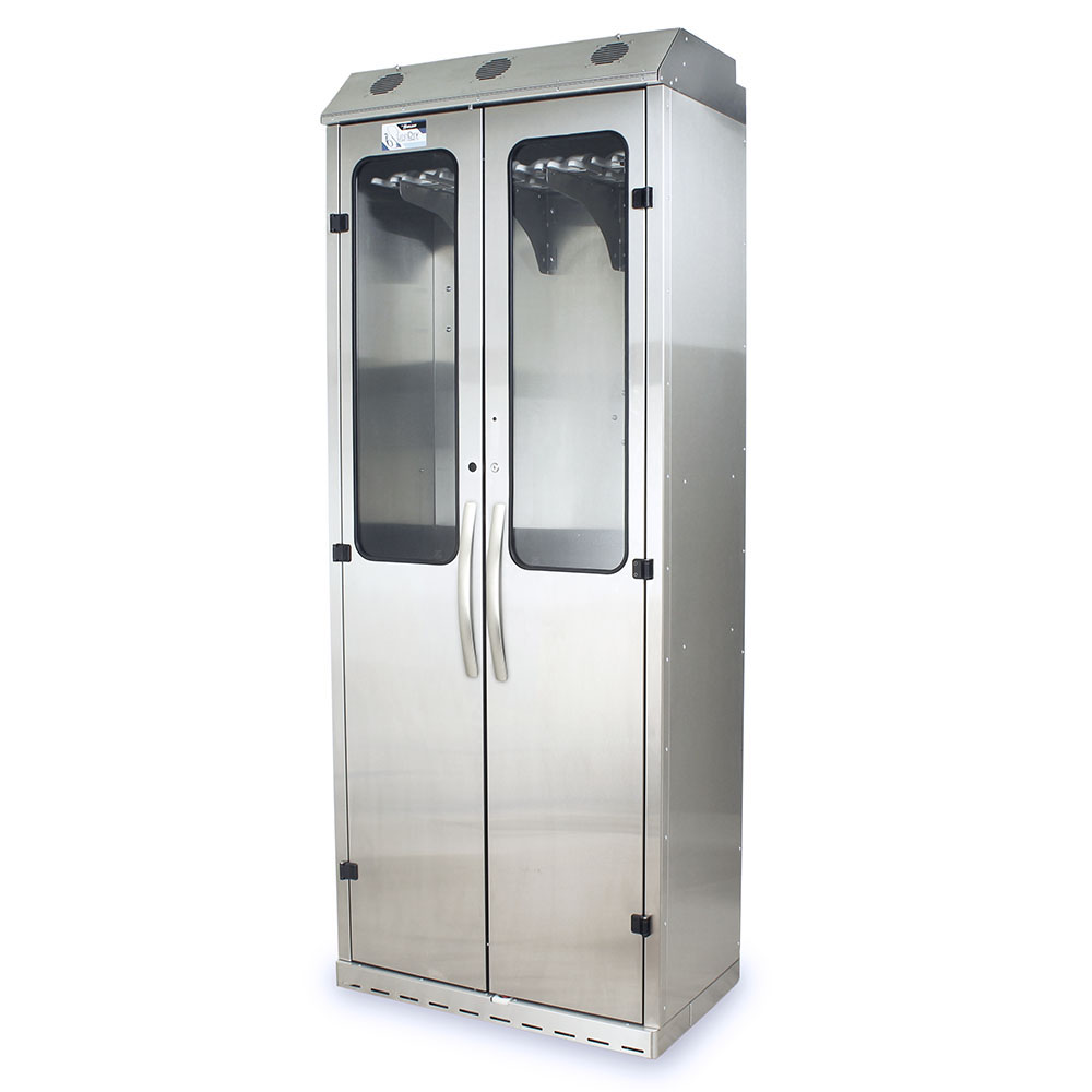 Harloff-SCSS8036DRDP-14-Stainless Steel SureDry 14 Scope Drying Cabinet with Dri-Scope Aid - Key Locking Tempered Glass Doors