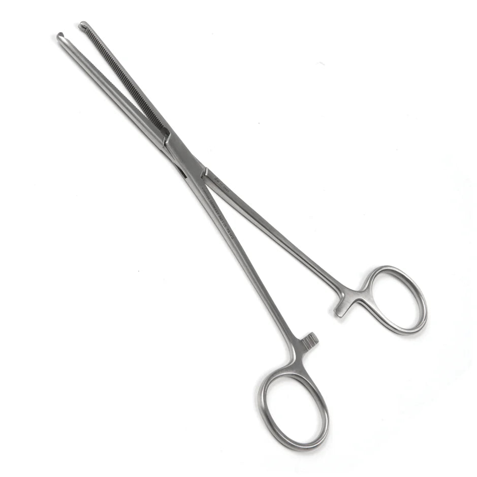 Sklar-17-2880 Rochester-Ochsner Forceps - 8", Straight, Serrated, 1x2 Teeth, 1/ea