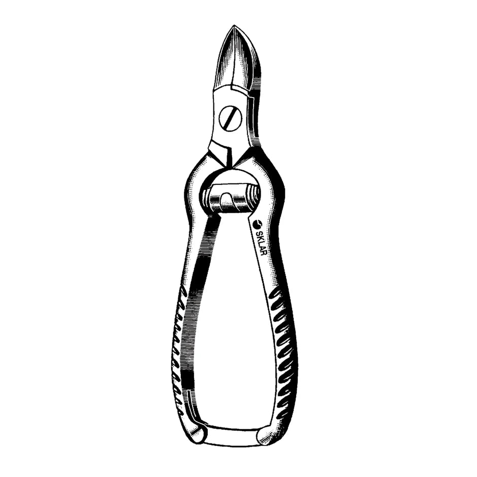 Sklar-97-1046 Nail Nipper, Concave Blades, Barrel Spring, 5.5" Overall Length, 1/ea