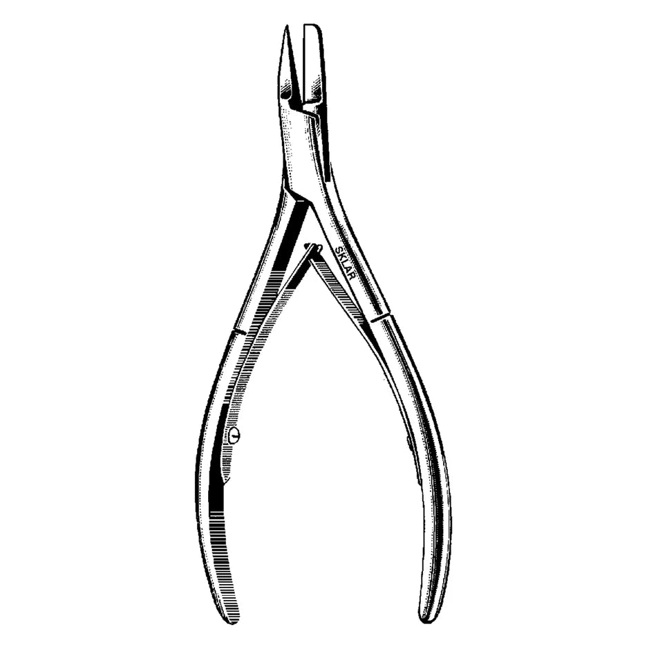 Sklar-97-1150 Ingrown Toe Nail Forceps, English Anvil Pattern, 5" Overall Length, 1/ea