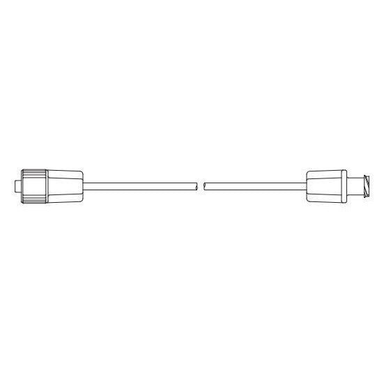 ICU Medical-MX661 Low Volume Polyethylene Pressure Monitoring Tubing, 12", Male/Female Luer Lock, 25/cs (US Only)