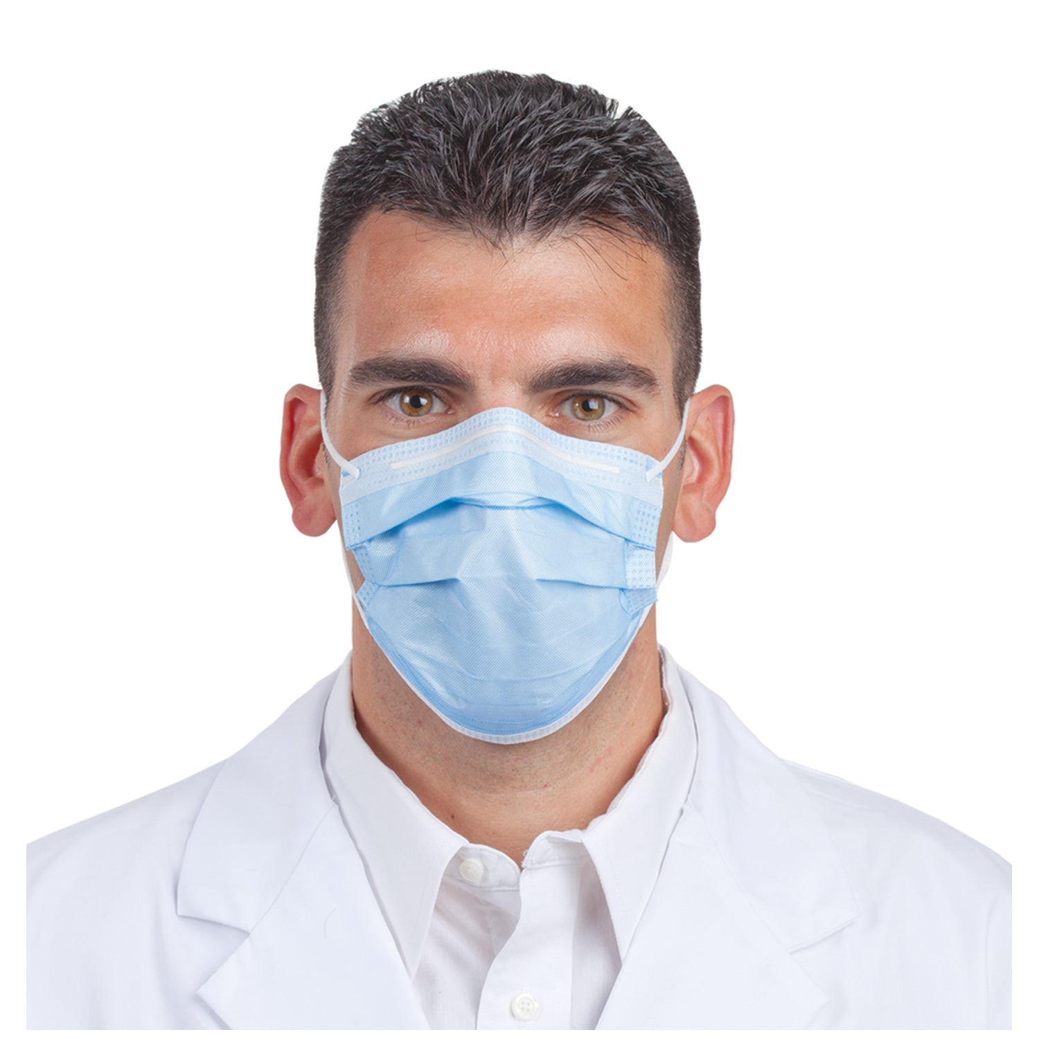 Sultan Healthcare-20326 High Filtration Ear Loop Mask, Blue (40/bx)