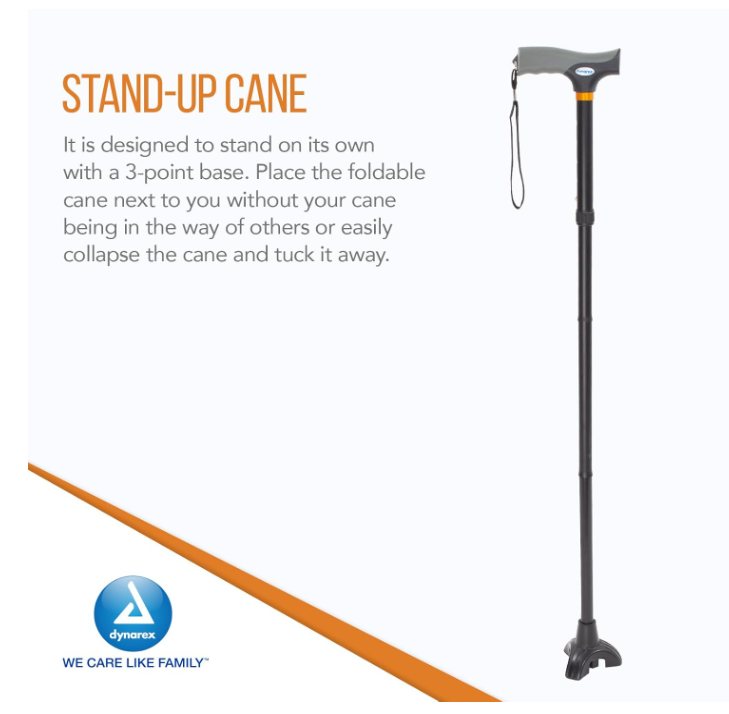 Dynarex 10139  Stand Up Cane, Adult, 1pc/bx