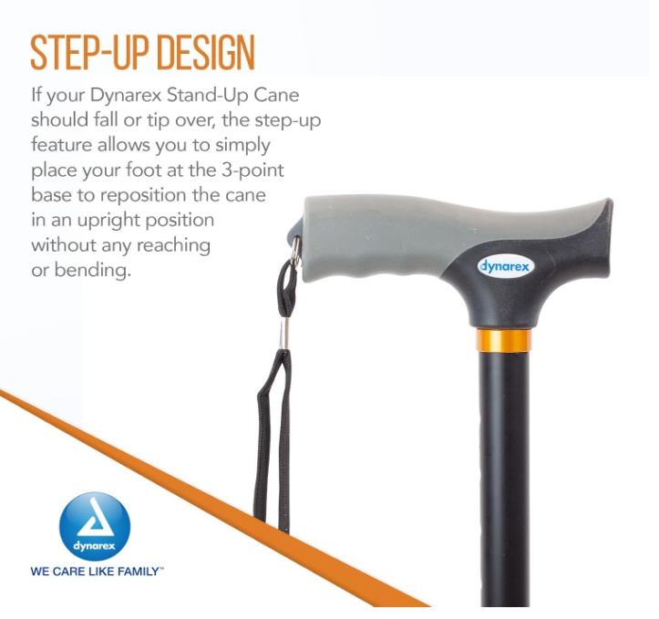 Dynarex 10139-6 Stand Up Cane, Adult, 1/6/cs