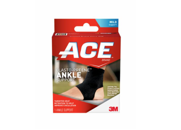 3M-207525 ACE™ Compression Ankle Support, Small/ Medium, 2/pk, 6 pk/cs (Continental US+HI Only)