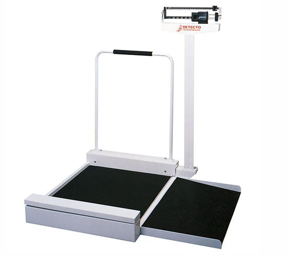 Detecto-495 Heavy-Duty Stationary Mechanical Wheelchair Scale