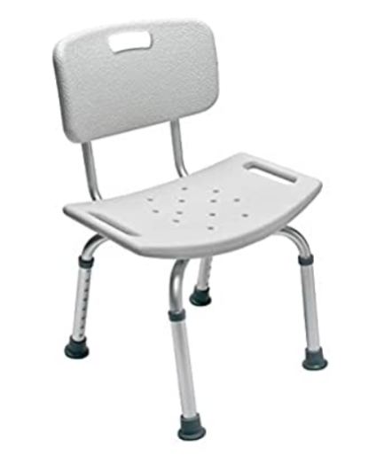 Graham Field-7921KD-1 - Asientos de baño desmontables - Asiento de baño desmontable con respaldo Lumex